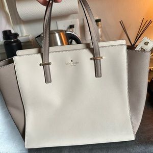 Kate spade cream/tan satchel.